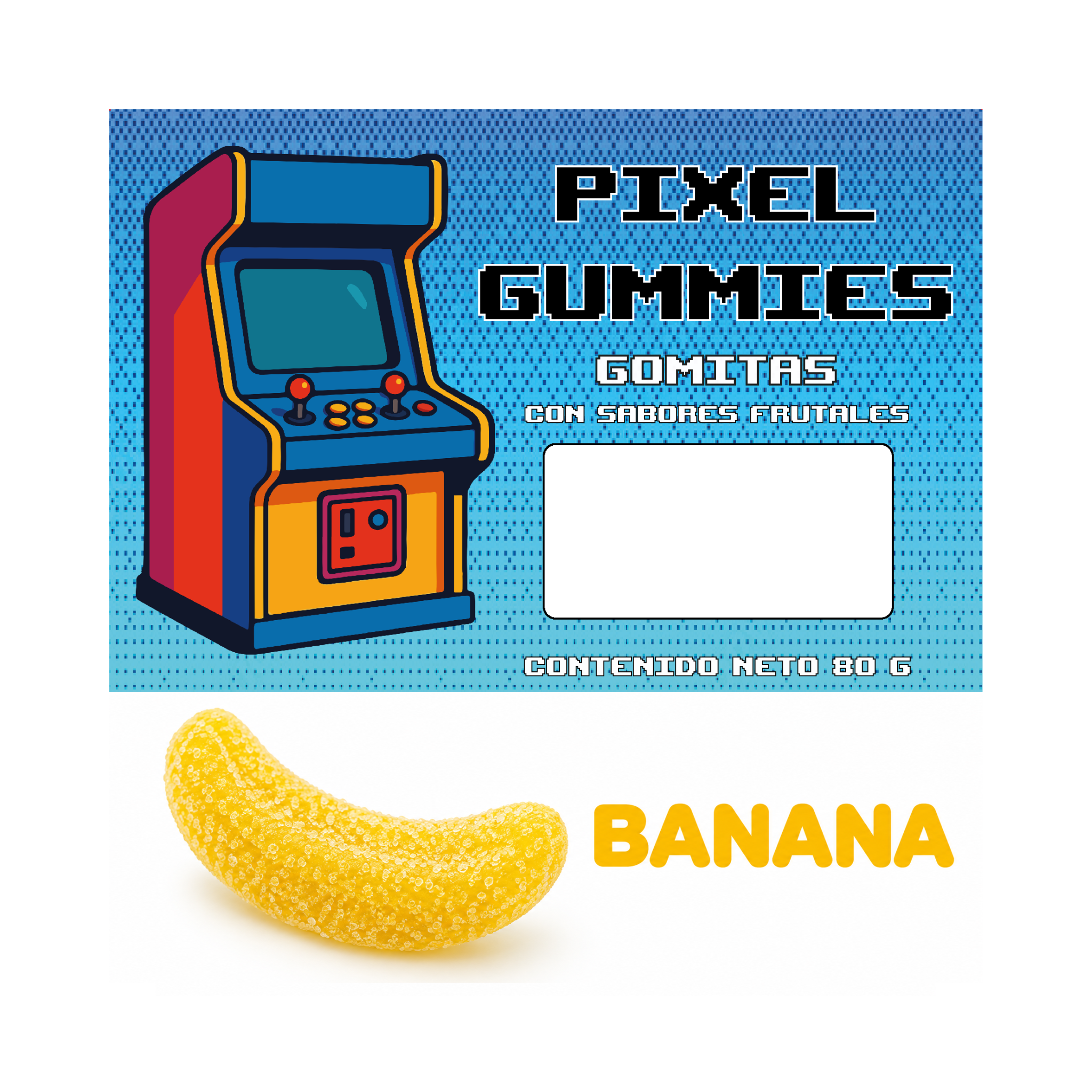 Pixel Gummies Banana