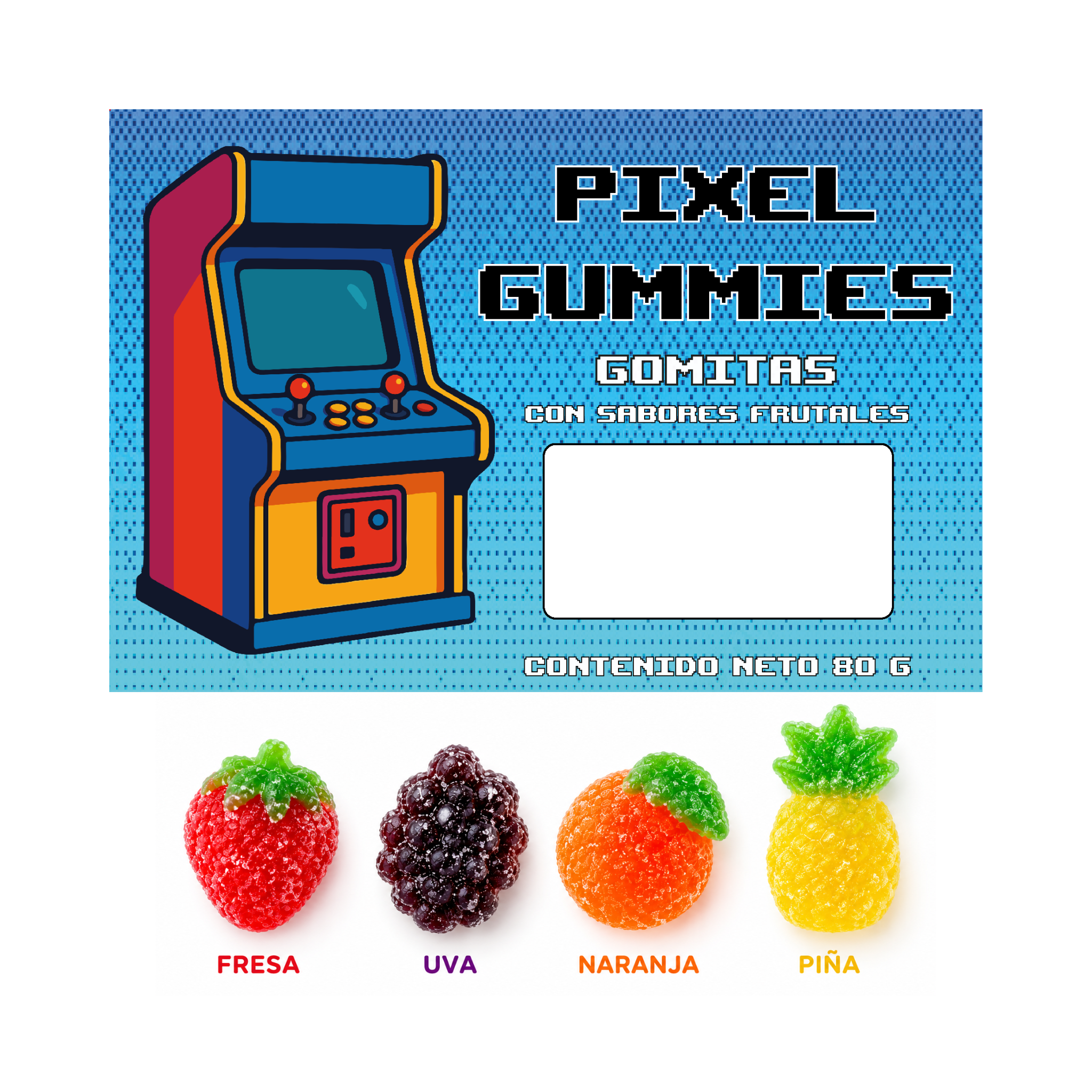 Pixel Gummies Frutitas