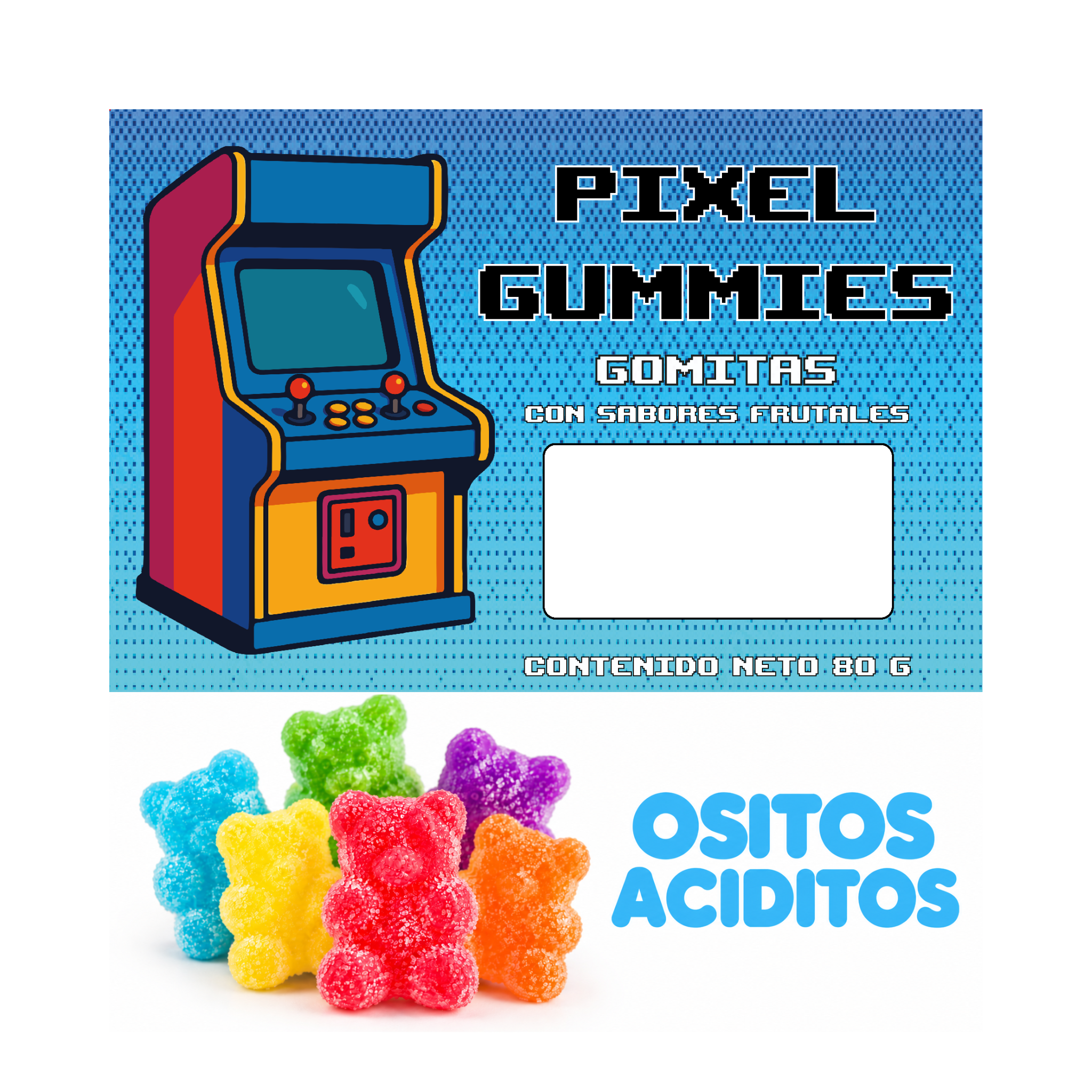 Pixel Gummies Ositos Acidos